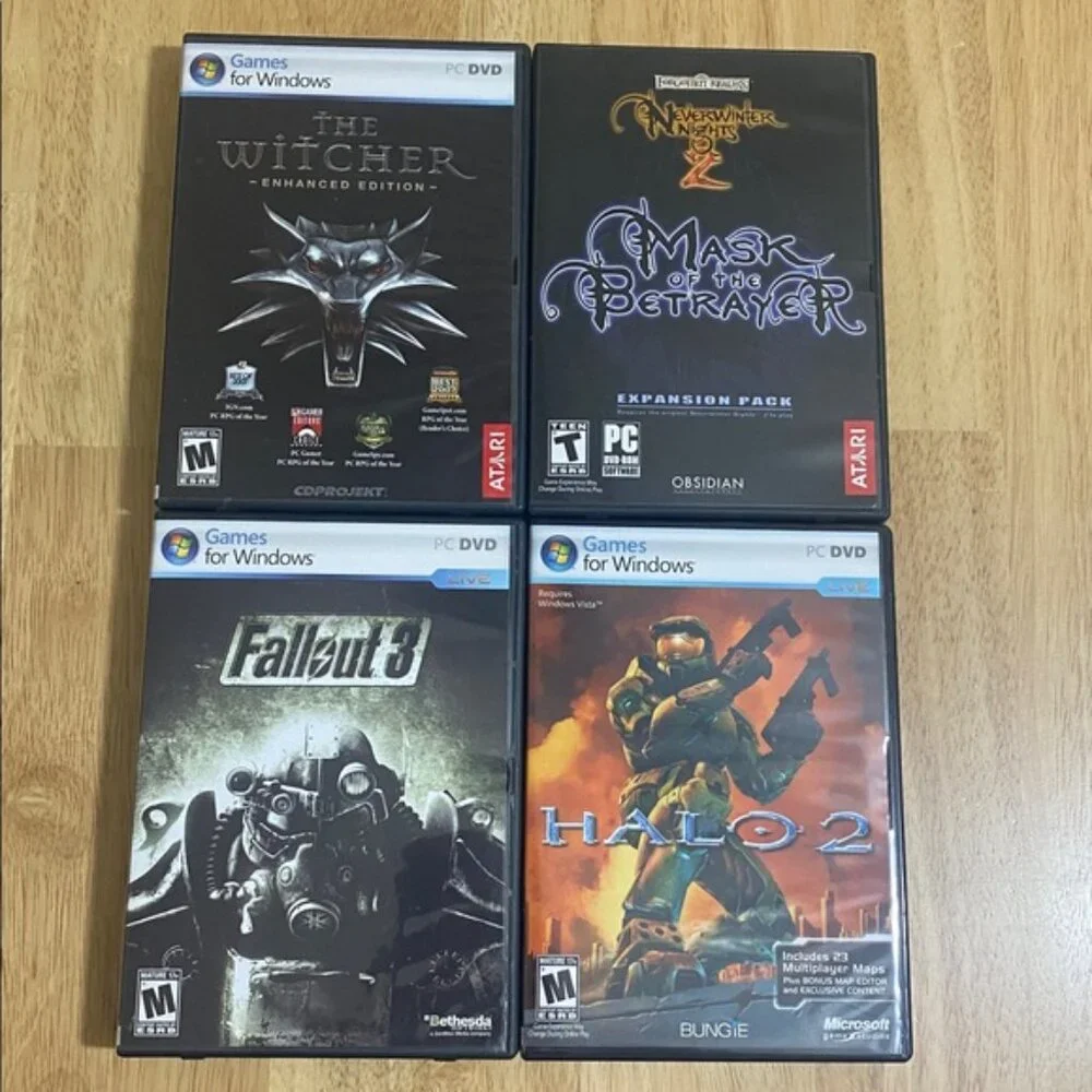 Lot of 17--VINTAGE PC Games